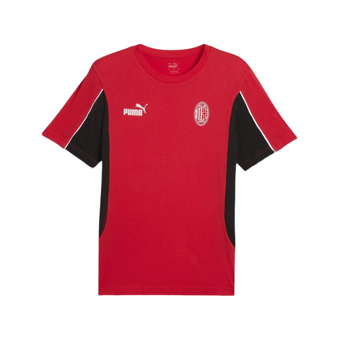 Puma Herren T-Shirt AC Mailand ftblARCHIVE Tee Rot