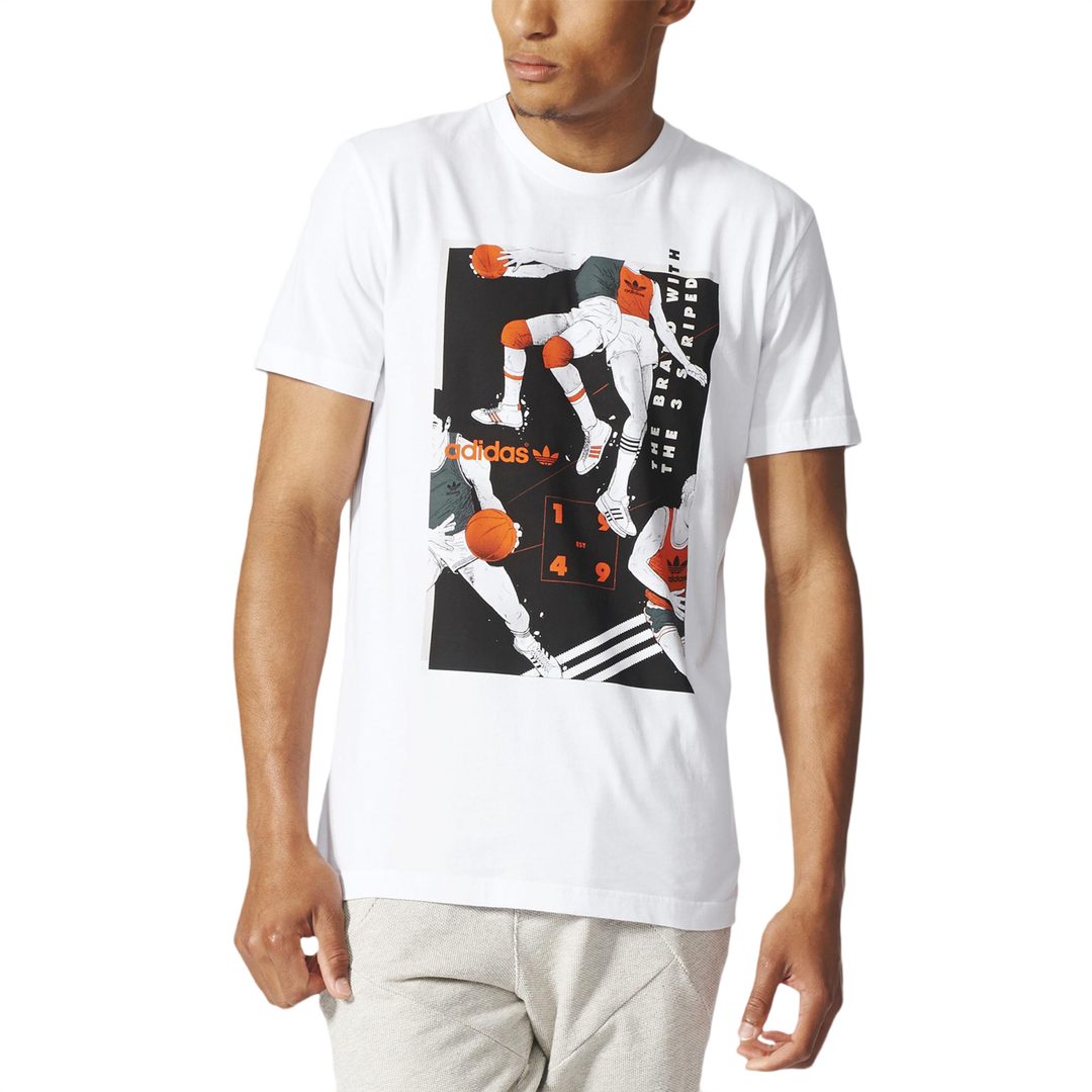 Adidas Originals Tongue Basketball T-Shirt