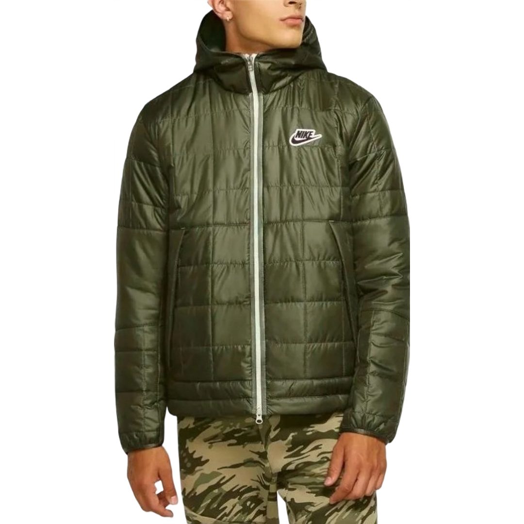 Grüne Nike Winter-Steppjacke für Herren