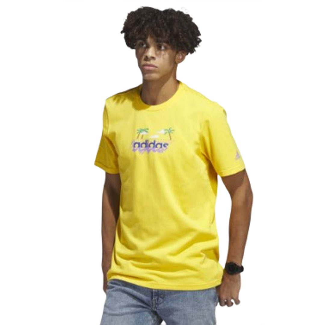 adidas Linear Beach-Bit Short Sleeve Graphic T-Shirt